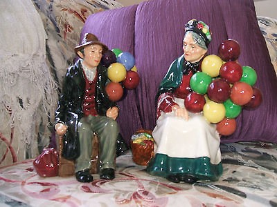 Royal Doulton Old Balloon Seller &The Baloon Man Date code 14 HN 1315 