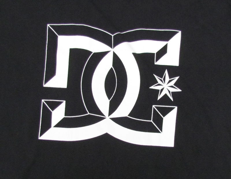 DC SHOES Drydek Collection T Shirt SIZE XL Skate Logo Black