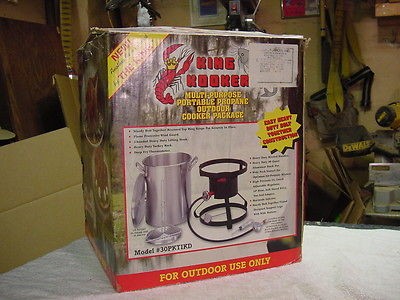 King Kooker 30 Quart Turkey Fryer and Outdoor Cooker New in Box