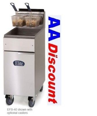 IMPERIAL ELITE 40 lb GAS FRYER DEEP FAT FLOOR MODEL EFS 40