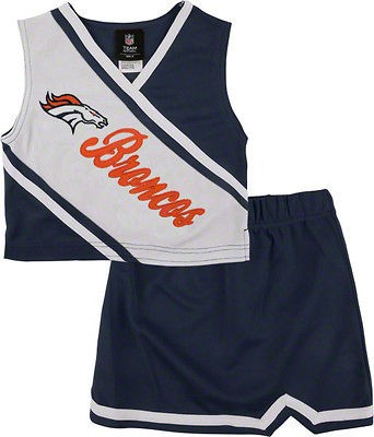 Denver Broncos Girls 7 16 2 Piece Cheerleader Set