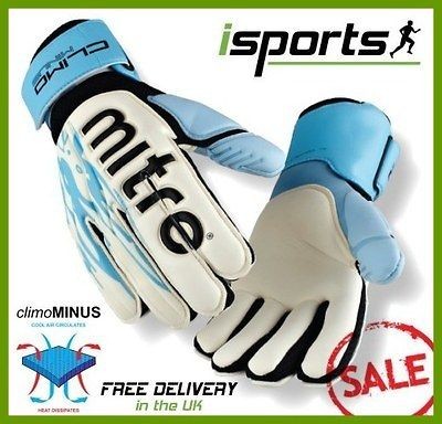 MITRE Goalkeeper Gloves_New Professional ClimoMINUS Goalie Sizes 7 