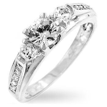 simulated diamond ring in Engagement Rings