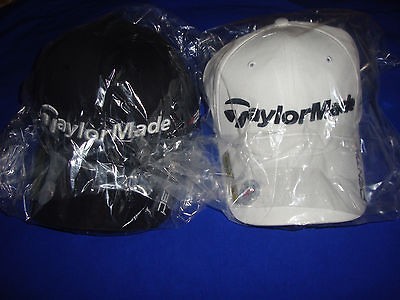 New TaylorMade 2011 DJ Hats Fitted Black and White S/M