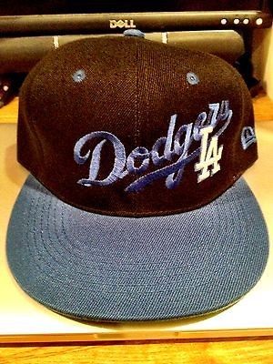 DODGERS SNAPBACK LOS ANGELES BLUE & BLACK LA