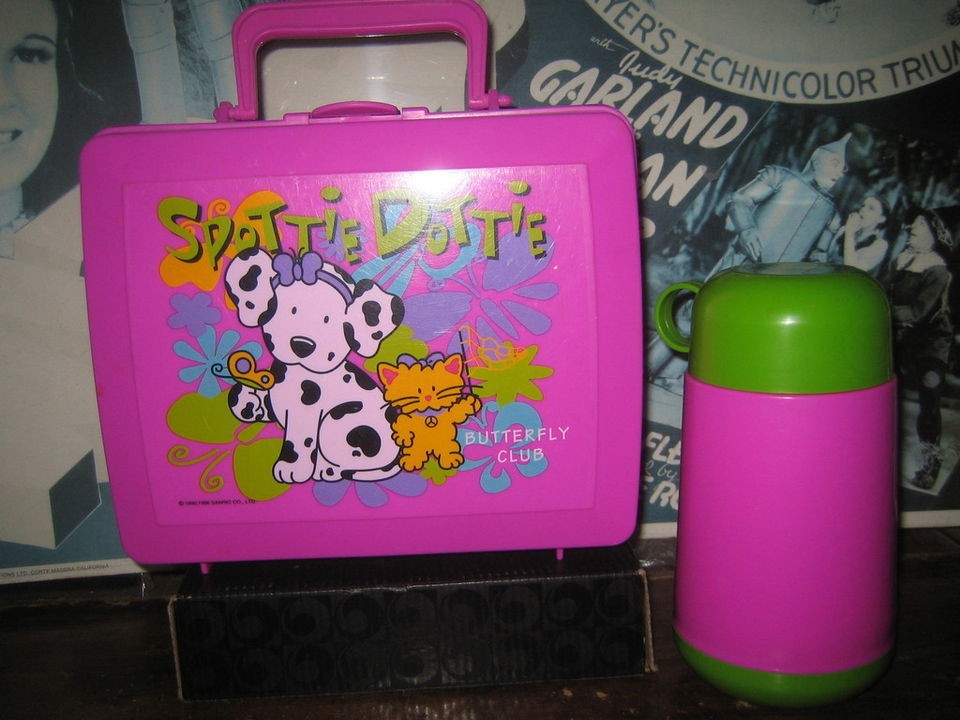 RARE HTF 1996 SPOTTIE DOTTIE COLLECTABLE PLASTIC LUNCH BOX ,  SOLD 