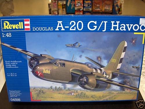 REVELL 1/48 DOUGLAS A 20 G/J HAVOC MODEL KIT US BOMBER