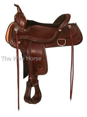 NEW Circle Y Yuma Flex2 Trail Saddle 16 Walnut Wide