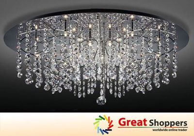 Newly listed New Modern K9 Crystal Ceiling Light Lamp Light Lighting 