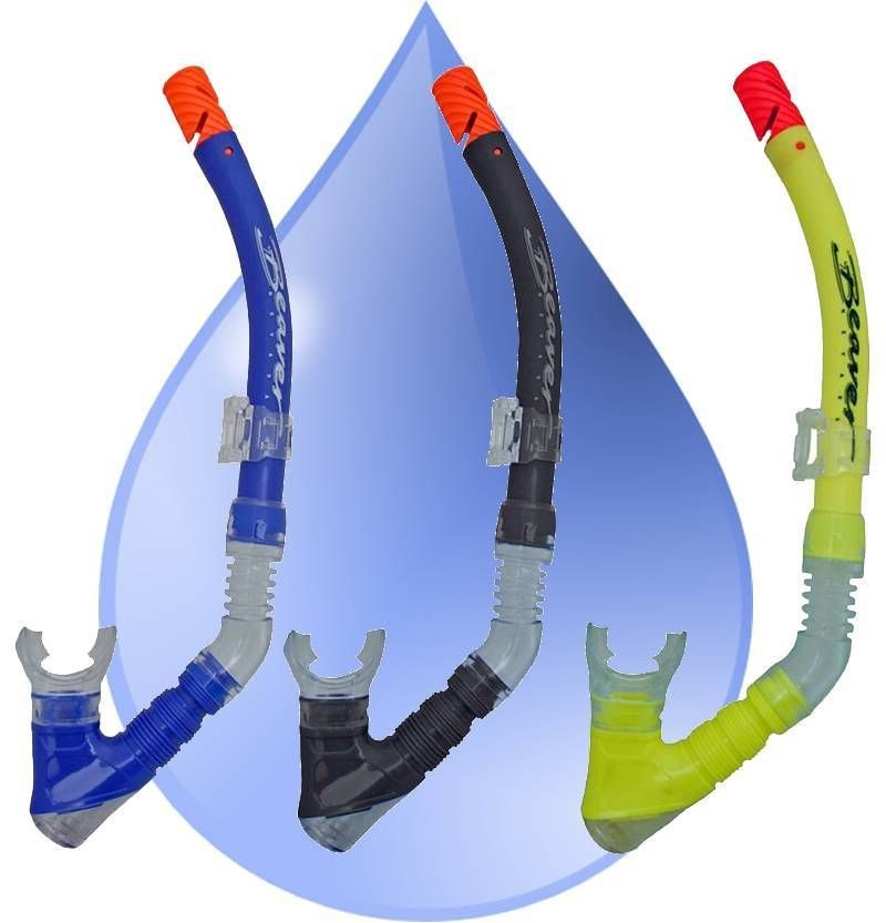 Nevada Semi Dry Snorkel with Purge Valve, Silicone Mouthpiece, Splash 