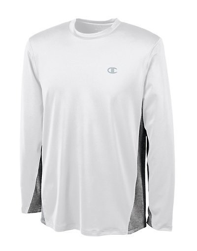 Champion Double Dry® Fitted Long Sleeve Mens T Shirt   style T4553
