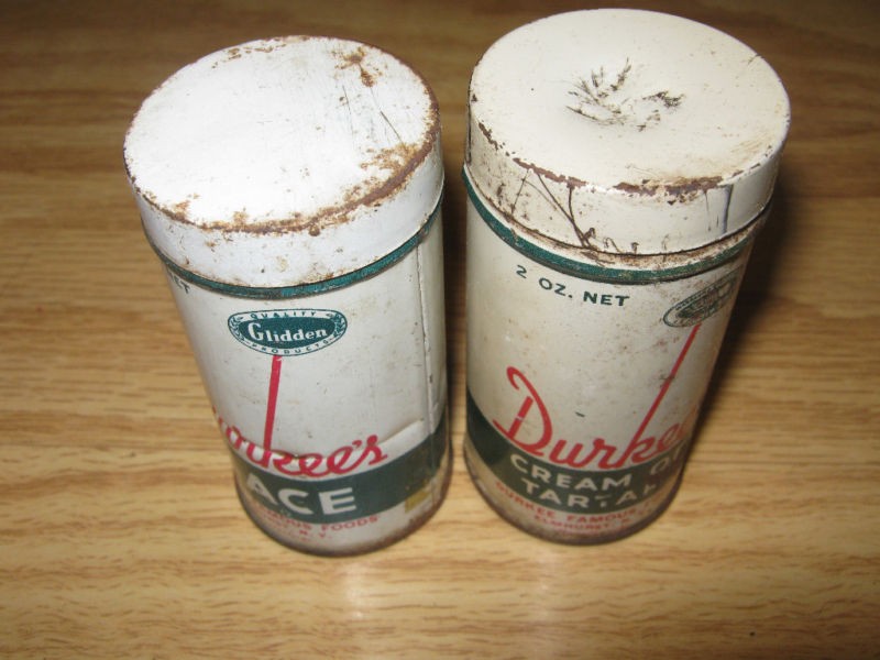 Vtg Durkees Mace & Cream Of Tartar Tin Elmhurst N. Y.