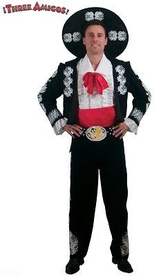 Three Amigos Costume & Dusty Bottom Belt Adult X Large