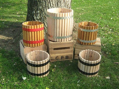 CP&B Custom Oak Barrels 12x12 apple cider /fruit/wine press