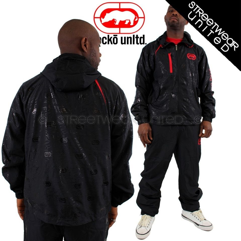 Ecko Unltd Technic Active Pro Wind Shower Woven Tracksuit Marc Hooded 