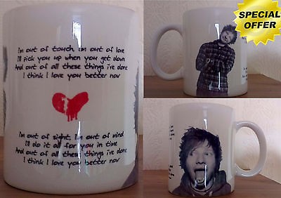 Custom design 2012 Ed Sheeran lego house celebrity coffee mug 