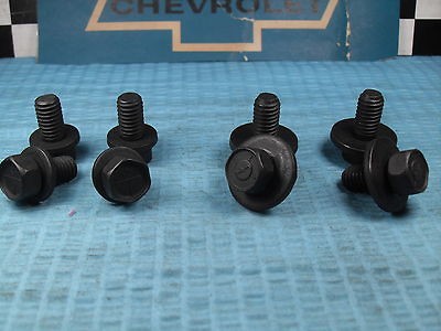 NOS 67 72 CAMARO NOVA CHEVELLE IMPALA HOOD & Hinge to Fender Bolts