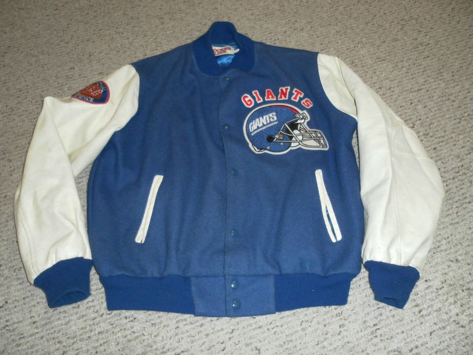 Vintage New York Giants G Men Letterman Varsity Wool Locker Line 