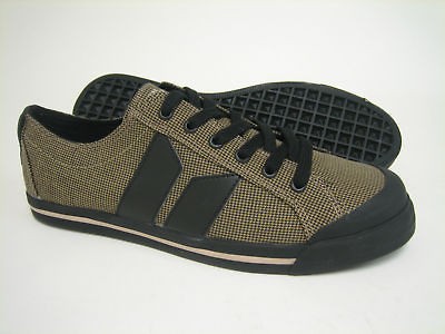 MACBETH FOOTWEAR ELIOT MENS VEGAN SKATE SHOES PUNK ROCK TWEED BRN NEW 