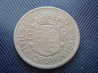 UK / GREAT BRITAIN / HALF CROWN / 1956