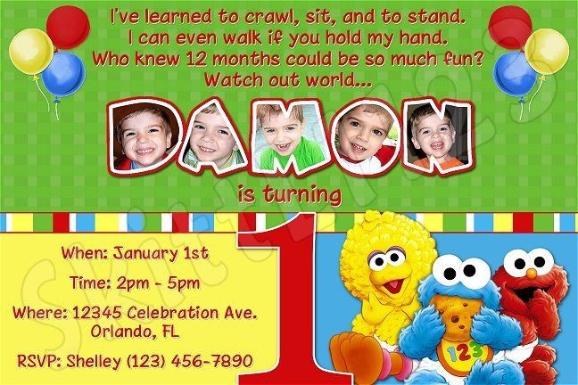 elmo invitations in Invitations & Announcements