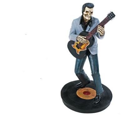 Elvis King of Rock & Roll Skeleton Statue  The King  Unique 