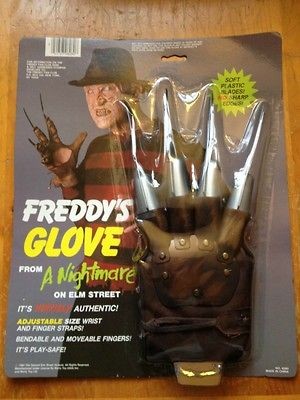 VINTAGE FREDDY KRUEGER GLOVE TOY 1984 nightmare on elm street doll 