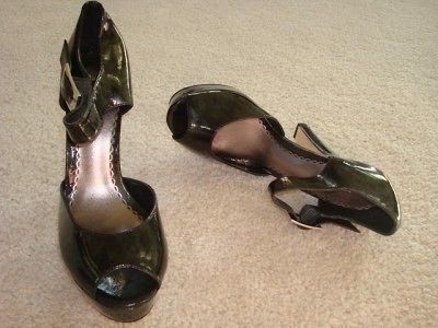 BEBE NIB SHOES PUMPS HEELS JORDAN LEATHER 9