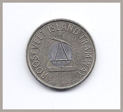 ONE) TOKEN NY ROOSEVELT ISLAND TRAMWAY   BI METAL TOKEN