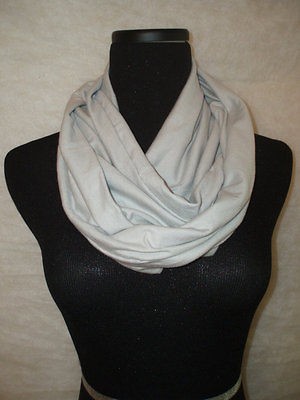 Shades of Grey Jersey Infinity Circle Eternity Cowlneck Scarf