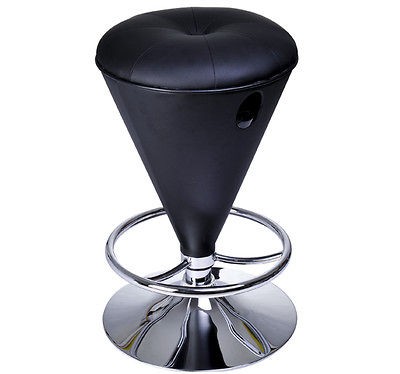   Bar Stool Counter Kitchen 360 Swivel Home Pub Chair Style Black