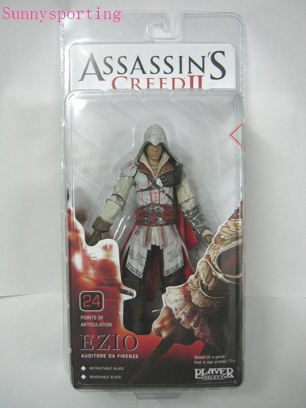 NECA ASSASSINS CREED II EZIO AUDITORE DA FIRENZE 7 ACTION FIGURE 