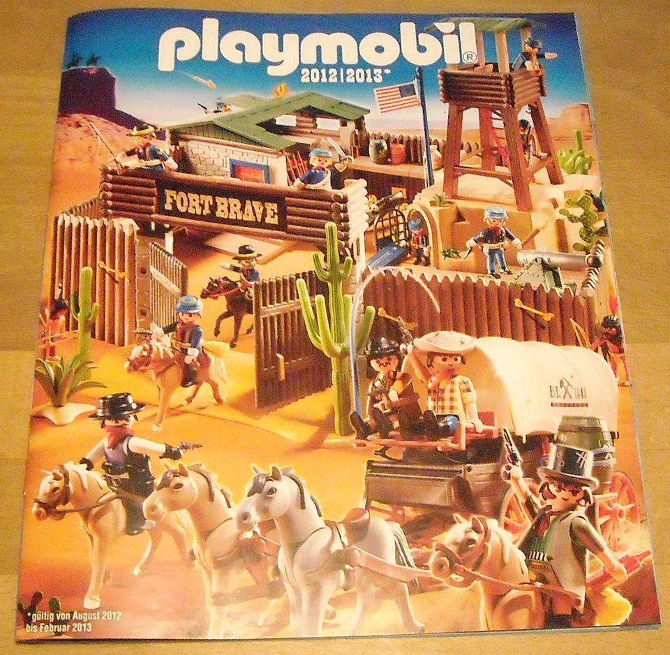 Playmobil western brand new 2012   2013 Germany Catalog Prospect 