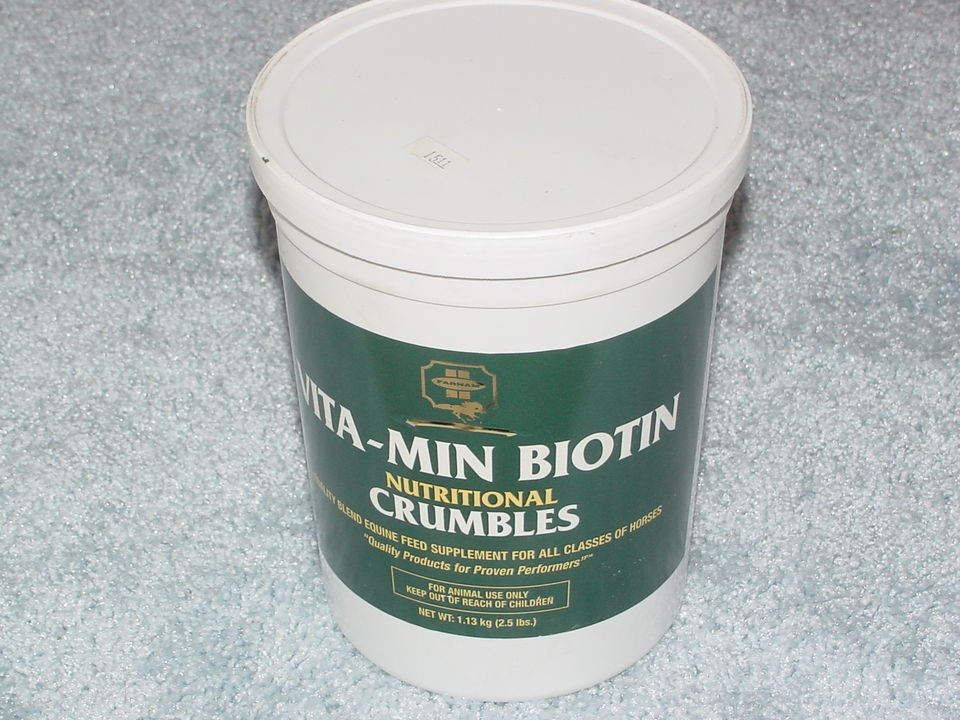 EQUINE HORSE FARNAM VITA MIN BIOTIN CRUMBLES 2.5 LB SUPPLEMENT