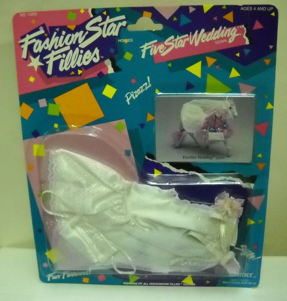   Vintage Kenner Fashion Star Fillies Five Star Wedding Gown Fashion