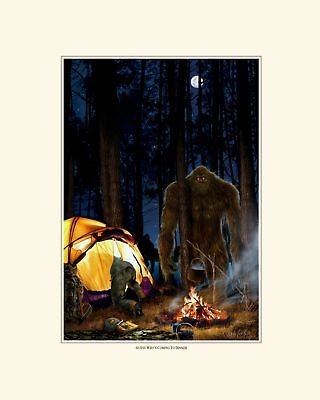 Sasquatch Bigfoot Collectable Original Digital Painting