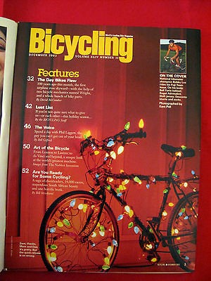   Magazine Dec 03 Wright Brothers Airborne Felt Rivendell Cannondale