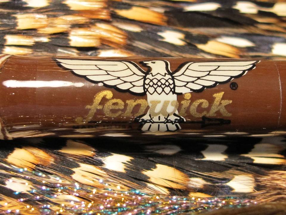 VINTAGE FENWICK SPIN ROD FENWICK FS70 R FENWICK CHOCOLATE WRAP ROD 