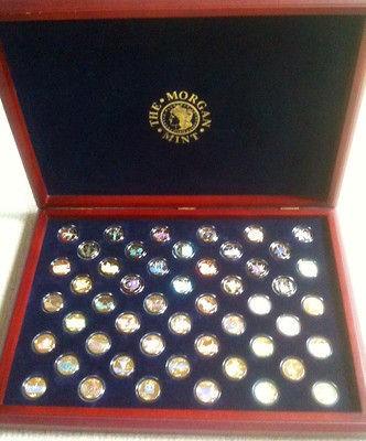 1999 2008 STATEHOOD QUARTERS GOLD PLATED HOLOGRAM IN COIN CAPSULES 