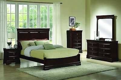 Yuan Tai Lexington 4 Pc Queen Bedroom Set Dresser, Mirror, Chest