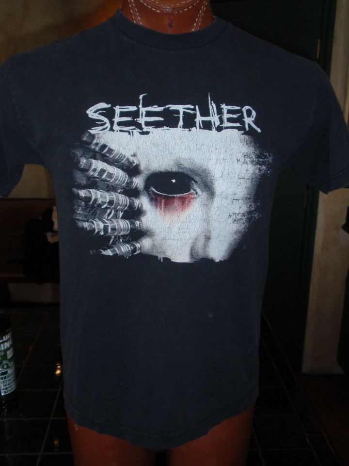 Seether 2005 Tour Black Med T shirt Karma and Effect Pretoria South 