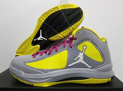 NEW MENS JORDAN AERO FLIGHT [524959 086] Stealth White ​Rave Pink 