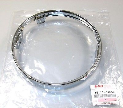 New Head Light Lamp Trim Ring 76 RE5, 73 77 GT550 GT750 OEM Suzuki 