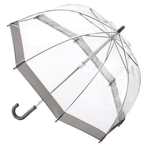 CHILDRENS FULTON FUNBRELLA UMBRELLA SILVER TRIM NWT