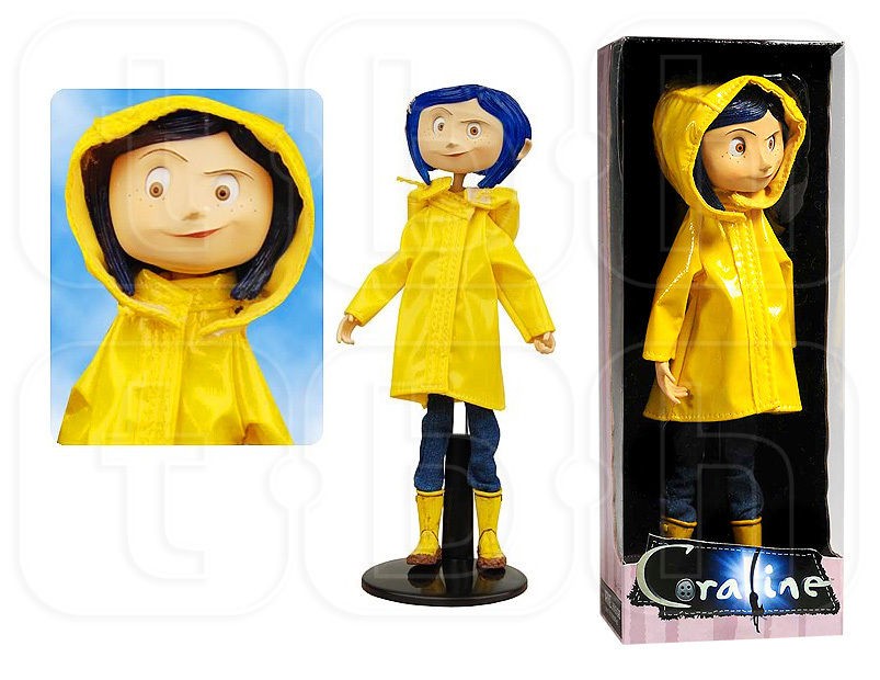   doll RAINCOAT rain coat BENDY FASHION poseable NECA boot NEIL GAIMAN