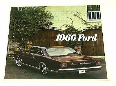 1966 66 FORD BROCHURE Galaxie 500/XL 500 Custom LTD