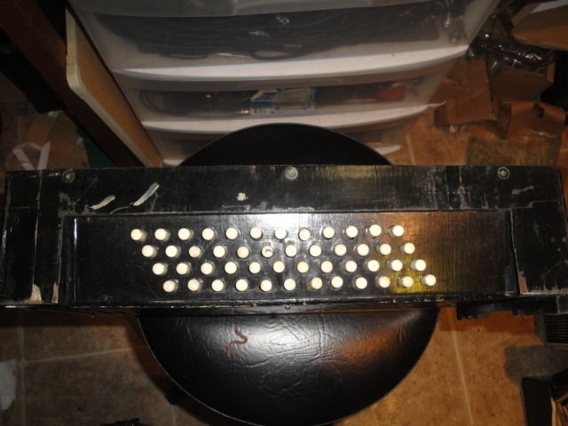 Hohner Black Vintage Accordion Part  Bass Section