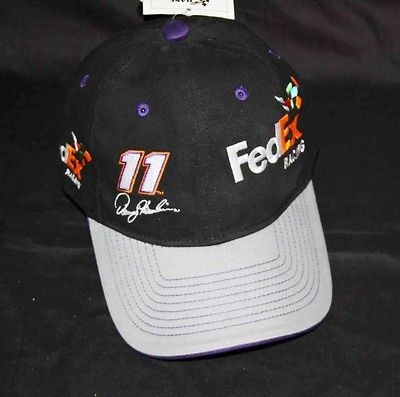   FedEx Racing #11 Denny Hamlin Joe Gibbs Baseball Cap Hat Black h55 NEW