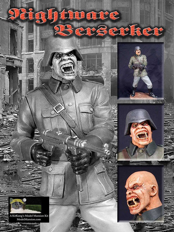 ZOMBIE NIGHTMARE BEZERKER 1/6 SCALE RESIN KIT