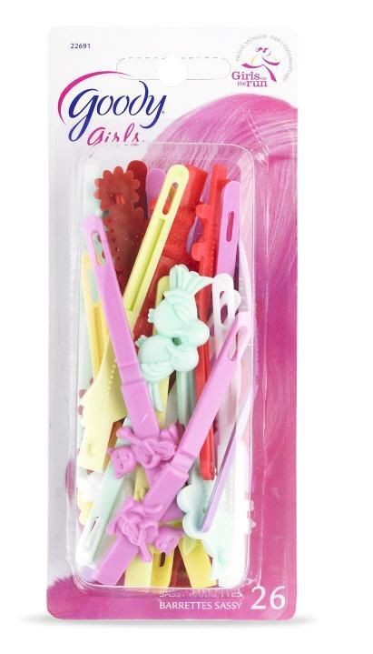 GOODY GIRLS SASSY BARRETTES (26pack) 22691